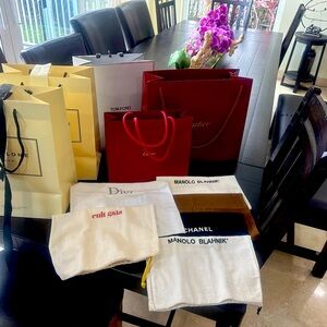 Cartier bags 
Joe Malone bags